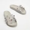 Sophia Webster Dina Gem Slides Light Grey & Pastel