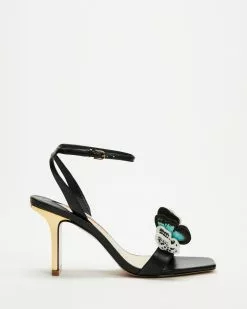 Sophia Webster Riva Mid Sandals Black Melange