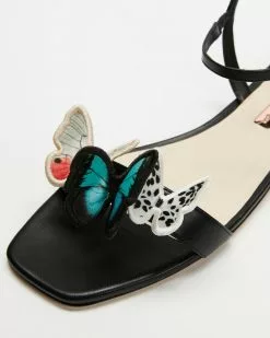 Sophia Webster Riva Flat Sandals Black Melange -Sandals Sales Shop http3A2F2Fstatic.theiconic.com .au2Fp2Fsophia webster 9840 3358921 3