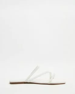 SPURR Ace Comfort Slides White Smooth -Sandals Sales Shop http3A2F2Fstatic.theiconic.com .au2Fp2Fspurr 0034 5385631 3