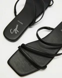 SPURR Ace Comfort Slides Black Smooth -Sandals Sales Shop http3A2F2Fstatic.theiconic.com .au2Fp2Fspurr 0099 8385631 4