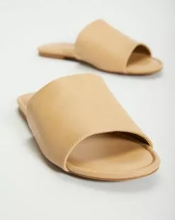 SPURR Adele Comfort Slides Nude Smooth -Sandals Sales Shop http3A2F2Fstatic.theiconic.com .au2Fp2Fspurr 0540 2179721 3