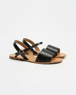 SPURR Theanne Sandals Black Croc
