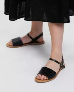 SPURR Theanne Sandals Black Croc -Sandals Sales Shop http3A2F2Fstatic.theiconic.com .au2Fp2Fspurr 0653 8780031 3