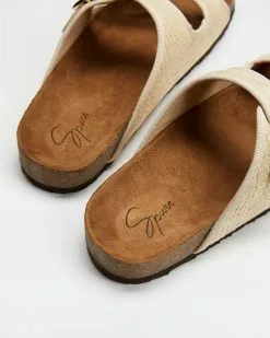 SPURR Byron Slides Natural Woven -Sandals Sales Shop http3A2F2Fstatic.theiconic.com .au2Fp2Fspurr 0829 3372821 4