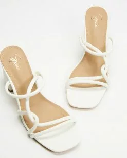 SPURR Ravelli Heels White Smooth -Sandals Sales Shop http3A2F2Fstatic.theiconic.com .au2Fp2Fspurr 1669 3260721 4
