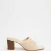 SPURR Tora Heels Beige Woven