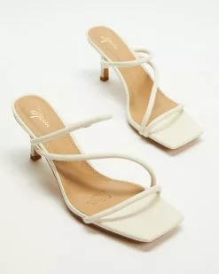 SPURR Tara Heels Off White Smooth