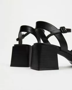 SPURR Belinda Heels Black Smooth -Sandals Sales Shop http3A2F2Fstatic.theiconic.com .au2Fp2Fspurr 1794 0415631 3