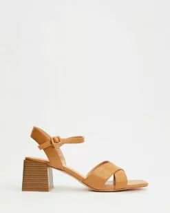 SPURR Belinda Heels Tan Smooth