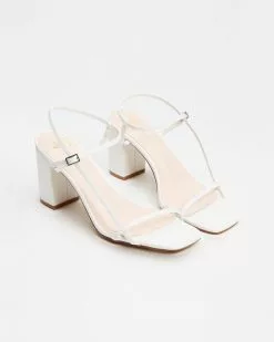 SPURR Kelsey Heels White Smooth -Sandals Sales Shop http3A2F2Fstatic.theiconic.com .au2Fp2Fspurr 1850 1979621 3