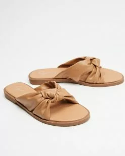 SPURR Athena Comfort Sandals Beige Smooth