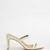 SPURR Faker Heels White Smooth