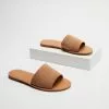 SPURR Timmy Slides Tan Nubuck