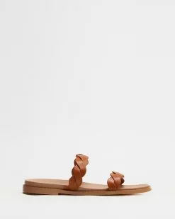 SPURR Jelva Comfort Slides Tan Smooth -Sandals Sales Shop http3A2F2Fstatic.theiconic.com .au2Fp2Fspurr 2578 3857921 3