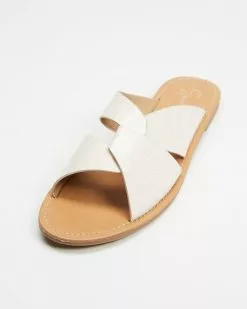 SPURR Tama Sandals Cream Croc -Sandals Sales Shop http3A2F2Fstatic.theiconic.com .au2Fp2Fspurr 2715 4780031 4
