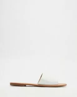 SPURR Timmy Slides White Smooth -Sandals Sales Shop http3A2F2Fstatic.theiconic.com .au2Fp2Fspurr 2874 0179721 3