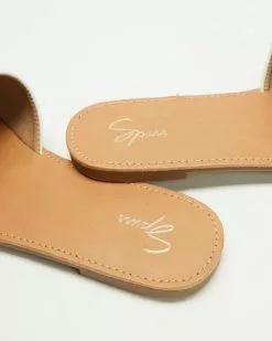 SPURR Timmy Slides White Smooth -Sandals Sales Shop http3A2F2Fstatic.theiconic.com .au2Fp2Fspurr 2874 0179721 4