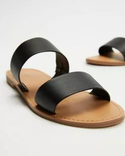 SPURR Tiah Slides Black Smooth -Sandals Sales Shop http3A2F2Fstatic.theiconic.com .au2Fp2Fspurr 2934 5179721 3