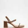 SPURR Ciara Heels Tan Croc