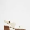 SPURR Alpa Heels Cream Pebble