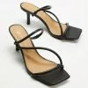 SPURR Tara Heels Black Smooth