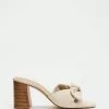 SPURR Benoit Heels Natural Canvas