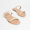 SPURR Teena Sandals Soft Gold Pebble