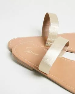SPURR Teena Sandals Soft Gold Pebble -Sandals Sales Shop http3A2F2Fstatic.theiconic.com .au2Fp2Fspurr 3169 0780031 4