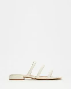SPURR Damon Slides White Smooth -Sandals Sales Shop http3A2F2Fstatic.theiconic.com .au2Fp2Fspurr 3854 0815231 3