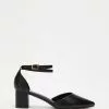 SPURR Helena Heels Black Smooth