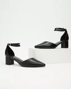 SPURR Helena Heels Black Smooth -Sandals Sales Shop http3A2F2Fstatic.theiconic.com .au2Fp2Fspurr 3925 6193731 3