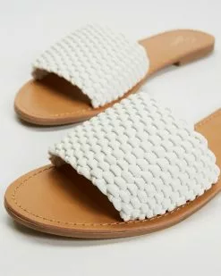 SPURR Tynn Sandals White Woven -Sandals Sales Shop http3A2F2Fstatic.theiconic.com .au2Fp2Fspurr 3952 7680031 4