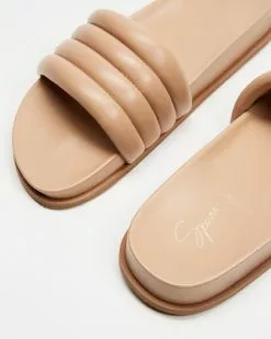 SPURR Ginni Comfort Slides Camel Smooth -Sandals Sales Shop http3A2F2Fstatic.theiconic.com .au2Fp2Fspurr 3993 2857921 4