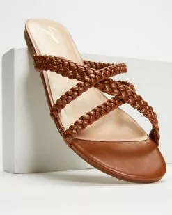SPURR Delia Slides Tan Smooth -Sandals Sales Shop http3A2F2Fstatic.theiconic.com .au2Fp2Fspurr 4034 7404231 4