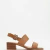 SPURR Alpa Heels Tan Pebble