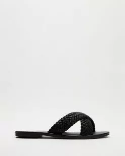 SPURR Tissi Wide Fit Sandals Black Woven -Sandals Sales Shop http3A2F2Fstatic.theiconic.com .au2Fp2Fspurr 4341 1025231 3