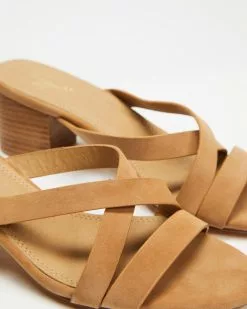 SPURR Rawley Heels Tan Nubuck -Sandals Sales Shop http3A2F2Fstatic.theiconic.com .au2Fp2Fspurr 4413 2715231 3