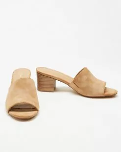 SPURR Lila Mules Tan Nubuck -Sandals Sales Shop http3A2F2Fstatic.theiconic.com .au2Fp2Fspurr 4453 0987011 3