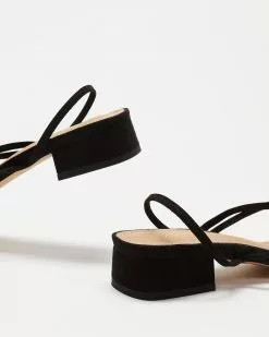 SPURR Remy Sandals Black Microsuede -Sandals Sales Shop http3A2F2Fstatic.theiconic.com .au2Fp2Fspurr 4468 6089721 4