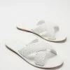 SPURR Tissi Wide Fit Sandals White Woven
