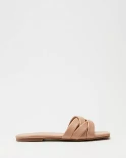 SPURR Pebble Slides Beige Smooth -Sandals Sales Shop http3A2F2Fstatic.theiconic.com .au2Fp2Fspurr 4567 6915231 3