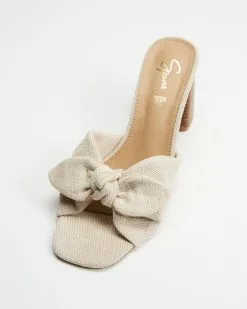 SPURR Benoit Wide Fit Heels Natural Canvas -Sandals Sales Shop http3A2F2Fstatic.theiconic.com .au2Fp2Fspurr 4691 3580031 5