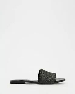 SPURR Deja Slides Black Woven -Sandals Sales Shop http3A2F2Fstatic.theiconic.com .au2Fp2Fspurr 5017 9304231 3