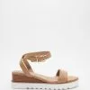 SPURR Chase Wedges Tan Nubuck