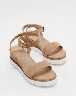 SPURR Chase Wedges Tan Nubuck -Sandals Sales Shop http3A2F2Fstatic.theiconic.com .au2Fp2Fspurr 5065 2079721 3