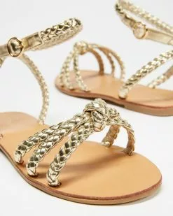 SPURR Terra Sandals Gold Smooth -Sandals Sales Shop http3A2F2Fstatic.theiconic.com .au2Fp2Fspurr 5141 5233211 3