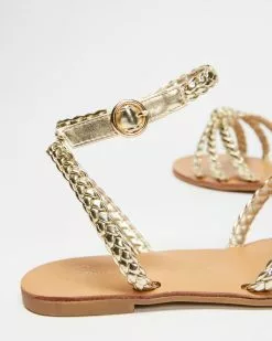 SPURR Terra Sandals Gold Smooth -Sandals Sales Shop http3A2F2Fstatic.theiconic.com .au2Fp2Fspurr 5141 5233211 4