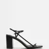 SPURR Kelsey Heels Black Smooth