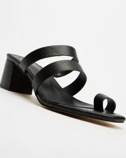 SPURR Lucee Heels Black Pebble -Sandals Sales Shop http3A2F2Fstatic.theiconic.com .au2Fp2Fspurr 5503 7380031 4